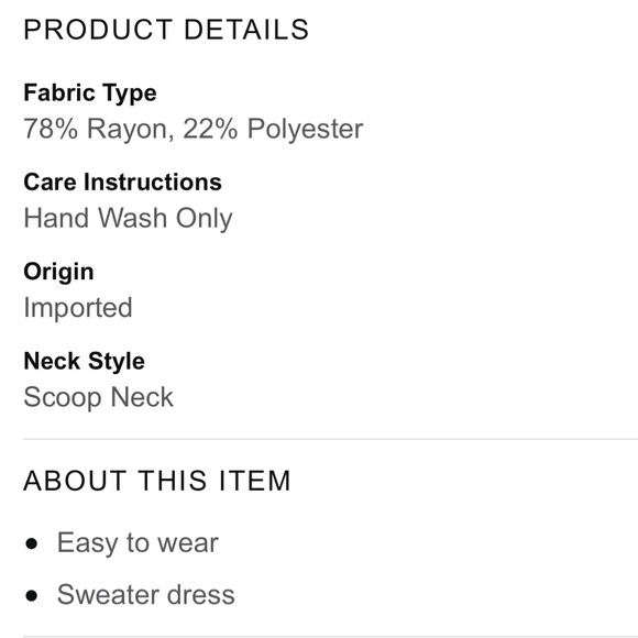 Fit and Flare A line Sweater Dress with Sleeves - M (Never Worn!) - Picture 6 of 7